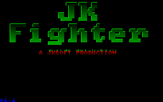 JK Fighter title screen